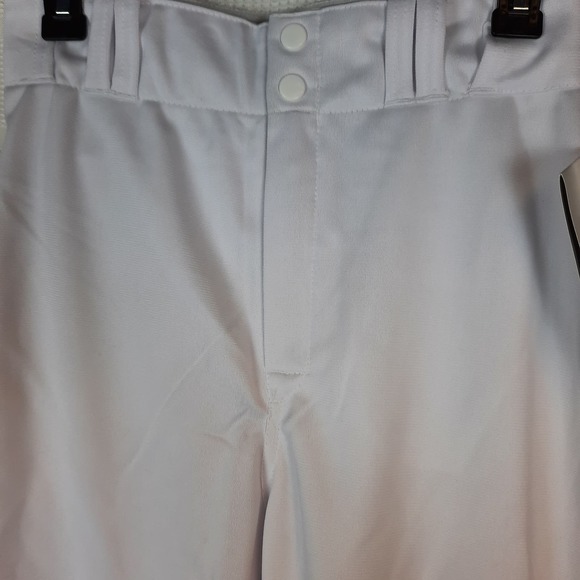 LOUISVILLE SLUGGER RELAX FIT X DRY OPEN BOTTOM MEN'S WHITE BASEBALL PANTS SMALL - Picture 3 of 9